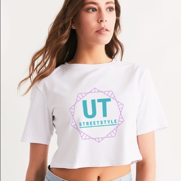 Urban Touch Blue & Purple Logo Tee - Picture 2 of 3